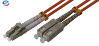 Кабель заплаты волокна гибкого провода DX OM1 оптического волокна SC UPC LC UPC