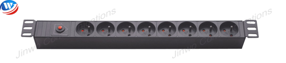 Французский тип 8 блок распределения силы держателя шкафа пути для раковины алюминиевого сплава шкафа 250V сервера